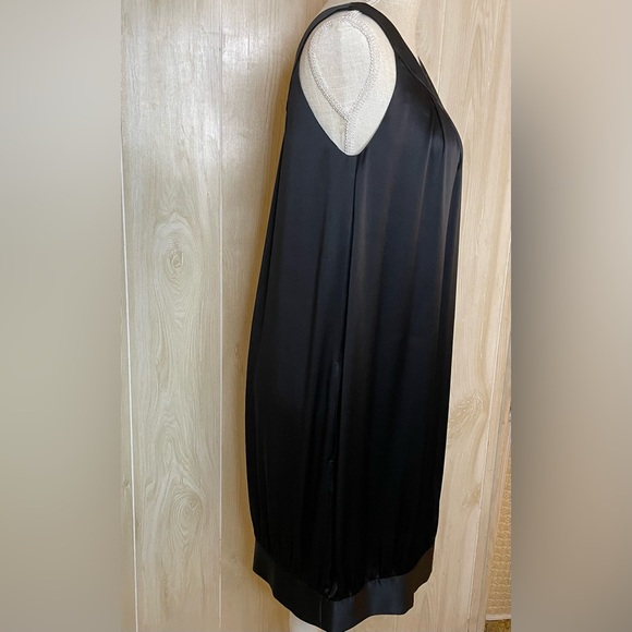 GIANNI BINI Sharon Black Silk LBD - Picture 2 of 9